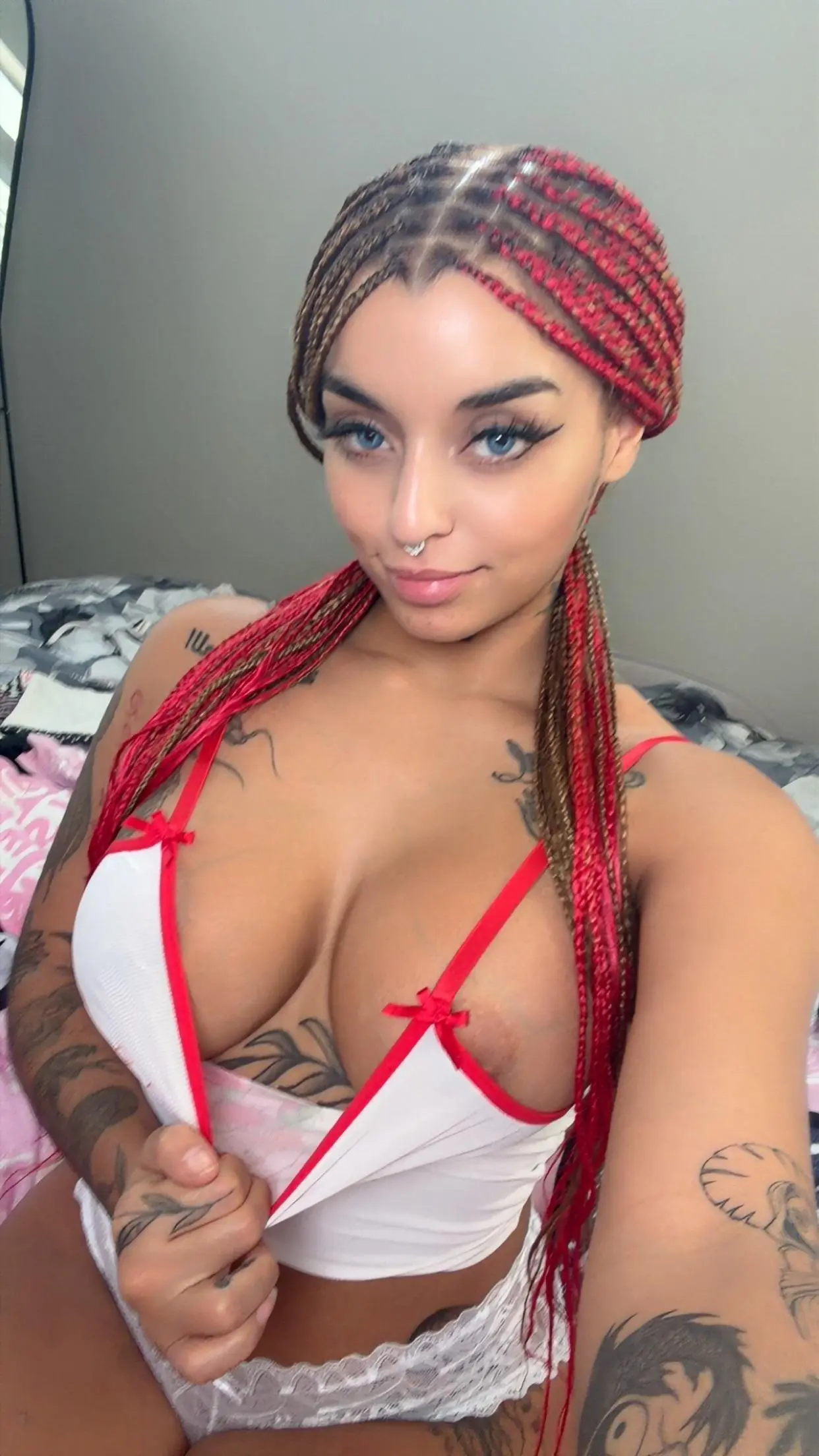 Preview image from Braids NSFW Galleries slideshow: Wanna use my braids as handle bars?