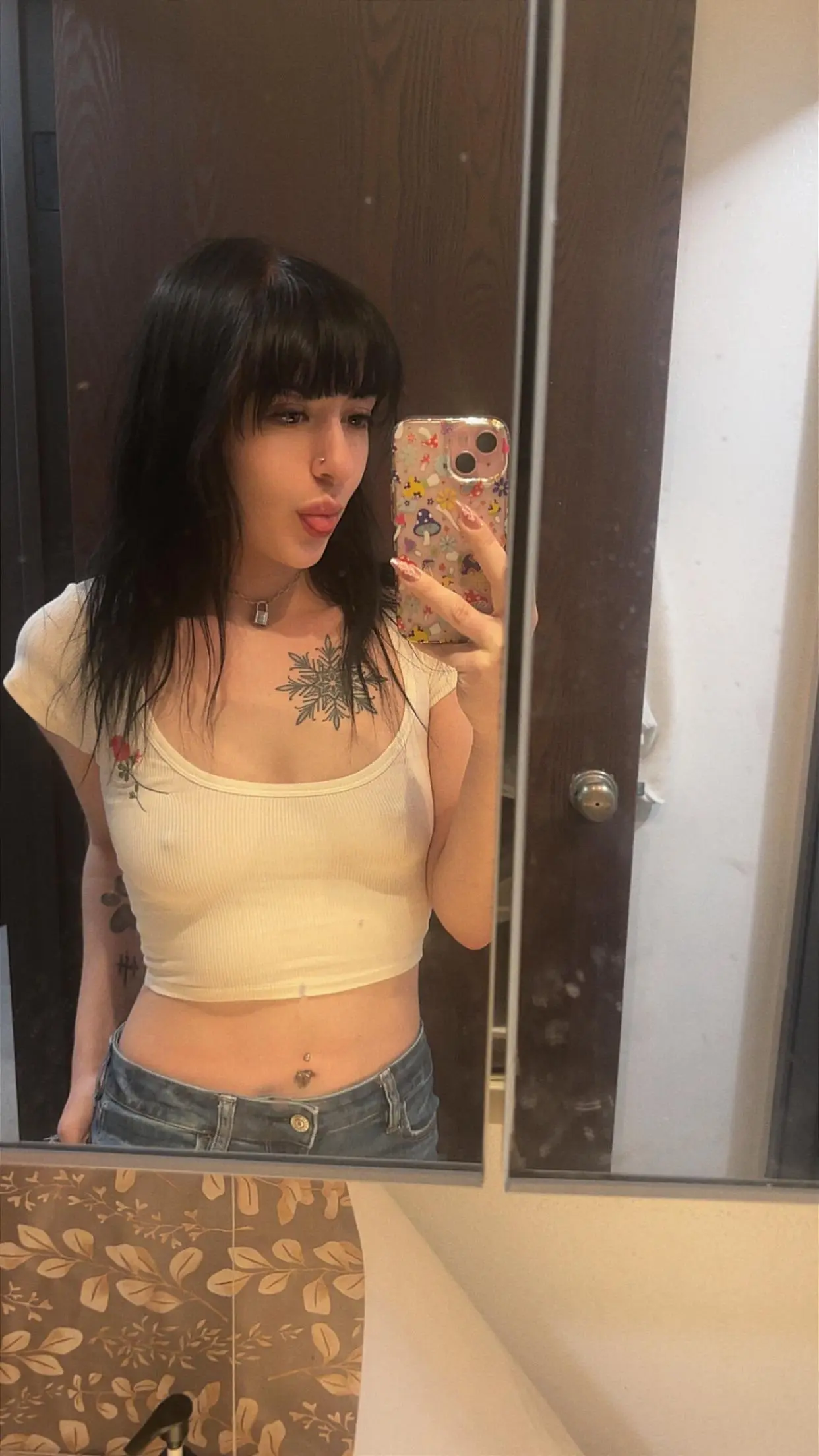 Preview image from Braless Outfit Slideshows slideshow: got a new shirt today, what do we think?