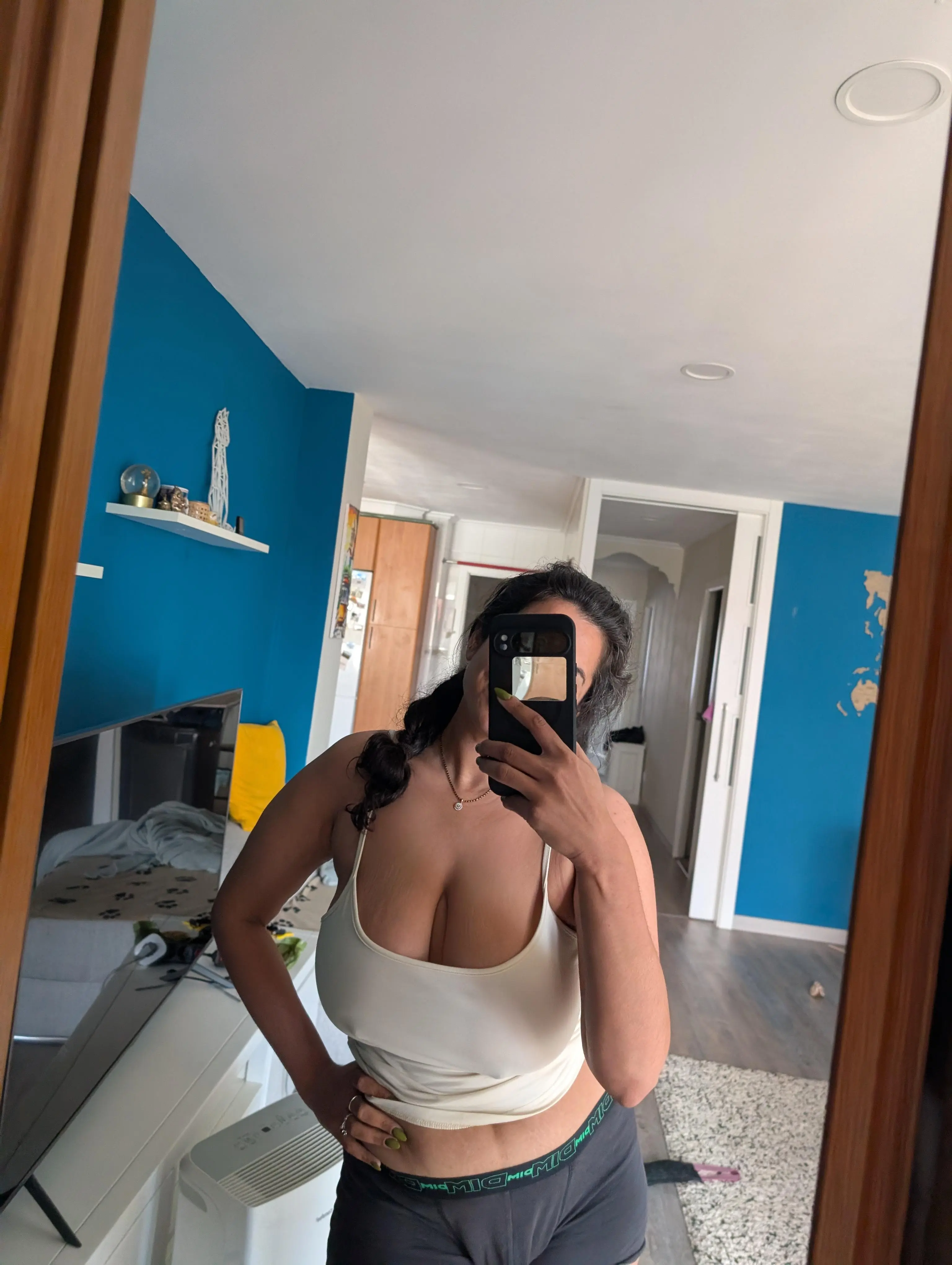 Preview image from Braless Outfit Slideshows slideshow: Just gonna throw some pants on and call it a day for my outfit