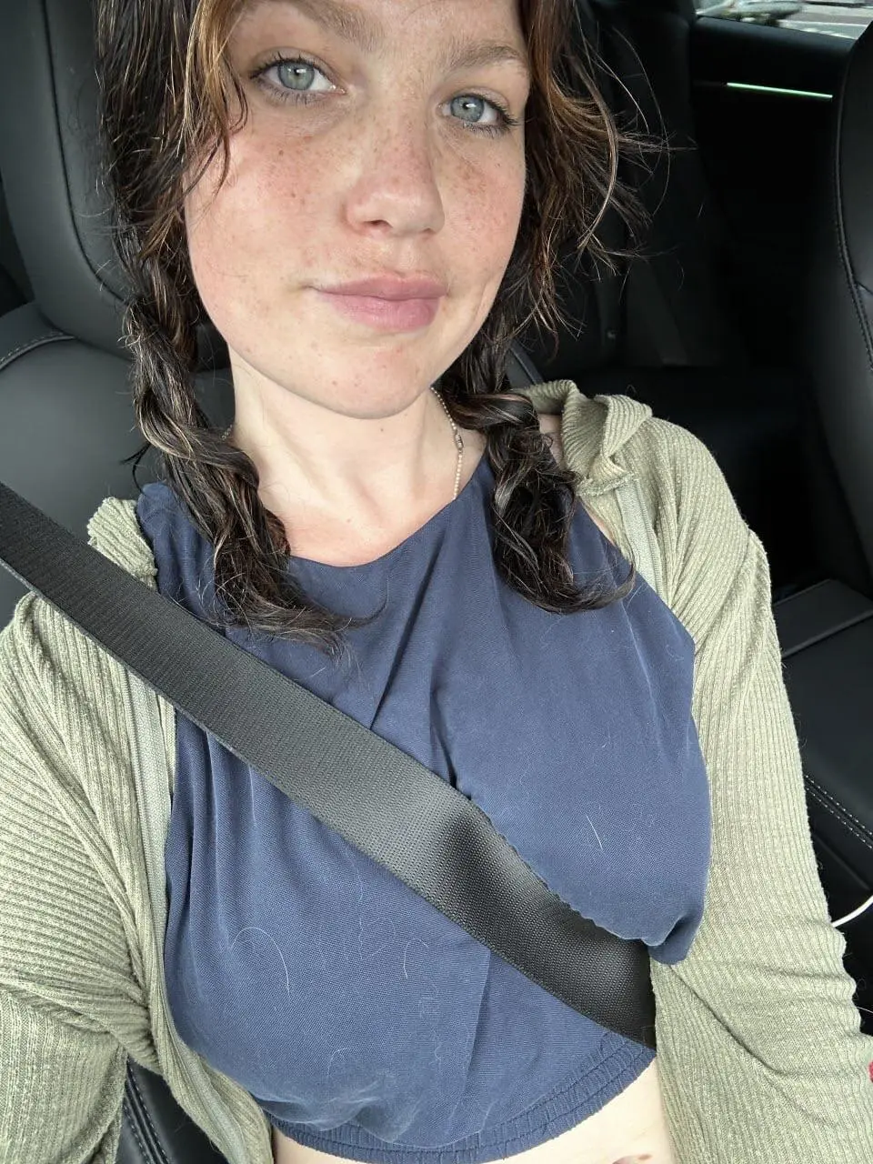 Preview image from Busty NSFW Photo & Video Slides slideshow: What I show in public vs what I show on Reddit