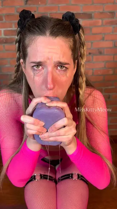 Preview image from Gagging Position Slideshows slideshow: You think I'm ready for the throat Olympic?