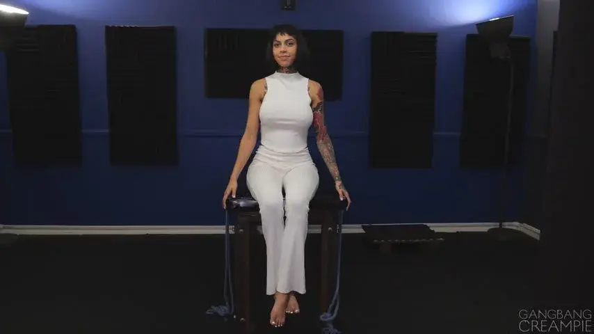 Preview image from Gangbang Scenario Slideshows slideshow: 5 loads and she still wanted more dick!