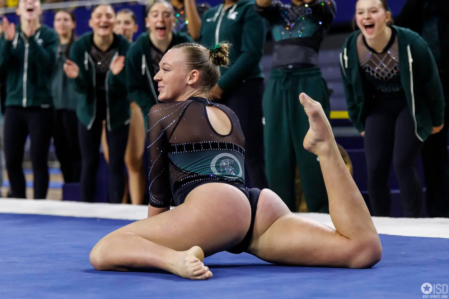Preview image from Gymnastics Erotic Galleries slideshow: Michigan State & Michigan