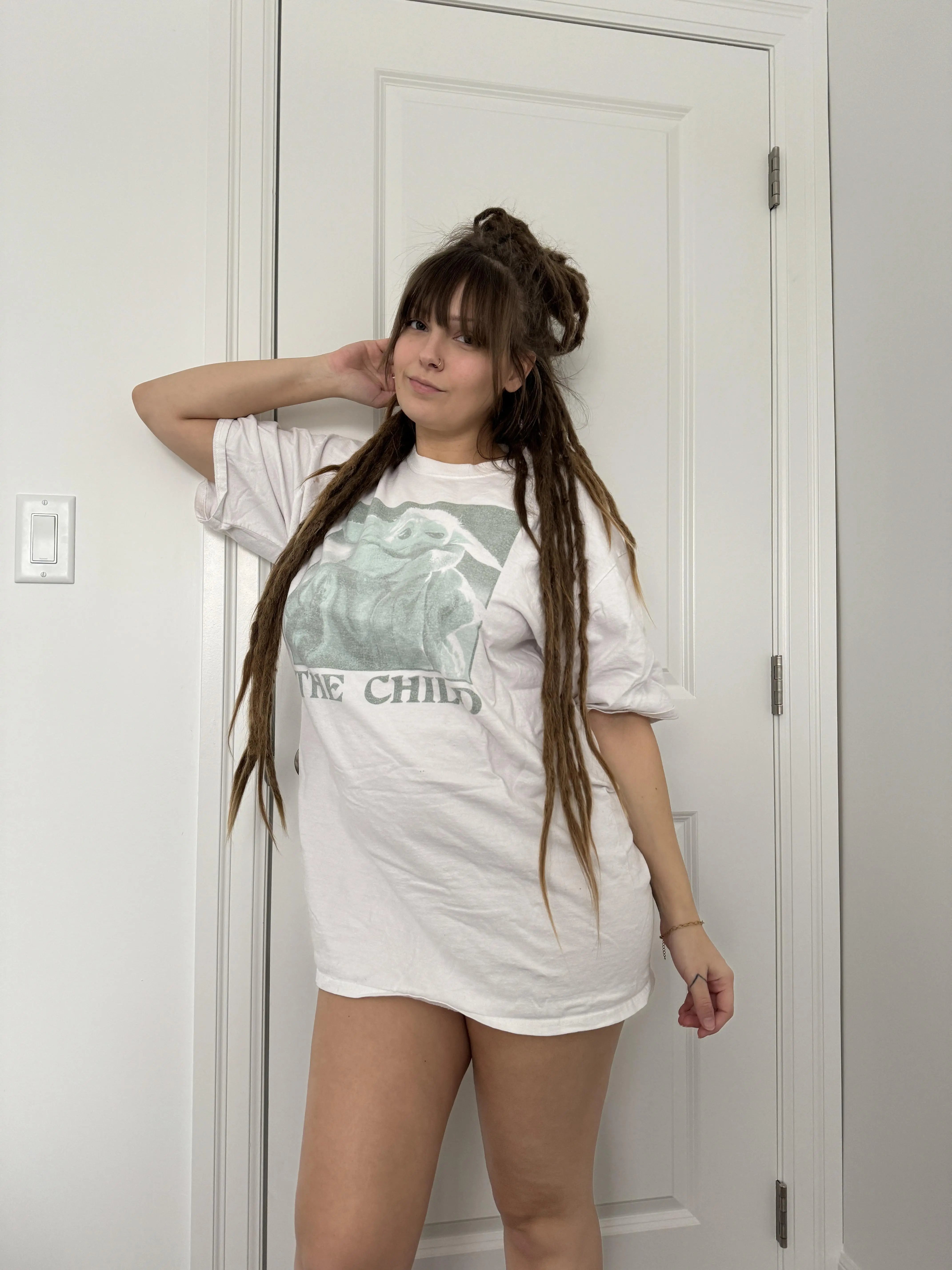 swipe to see my prego body