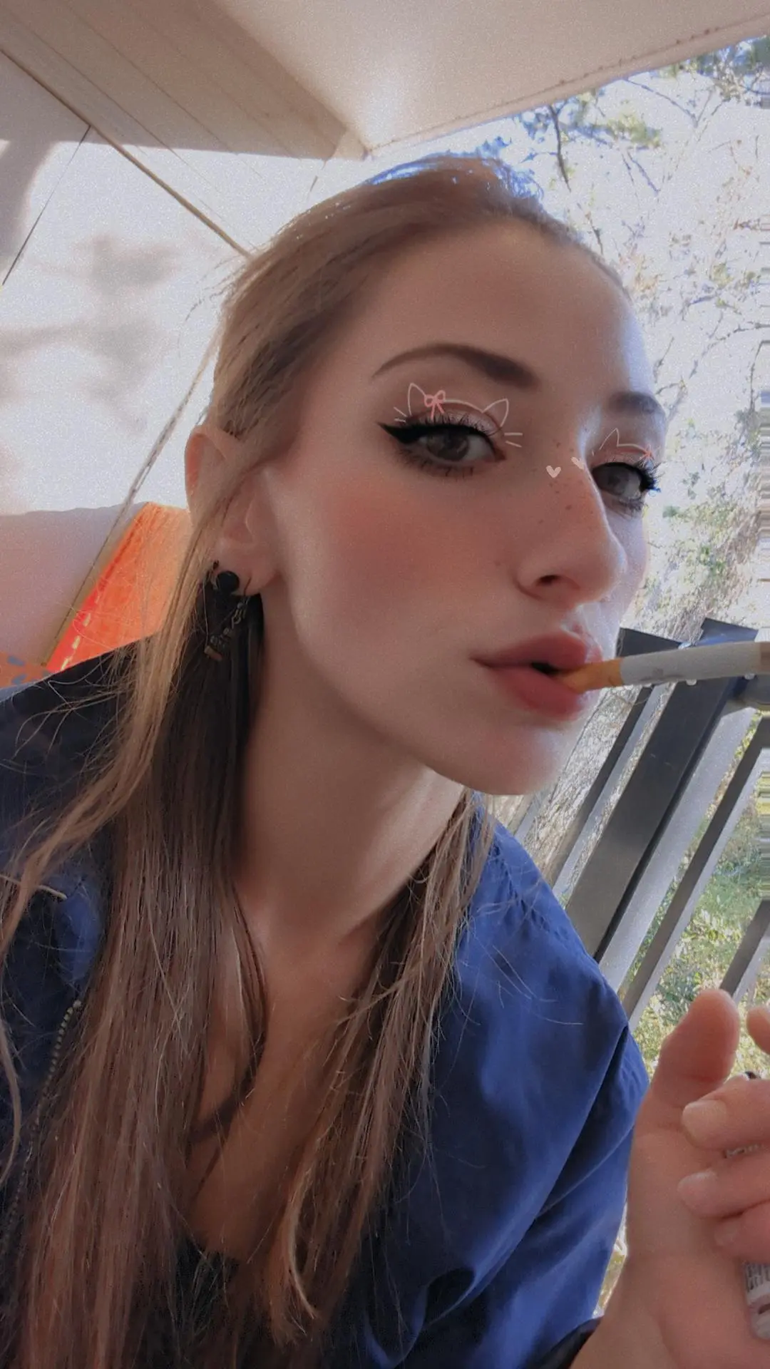Preview image from Best Smoking Outfit Slides slideshow: Cuutee kitty filterr
