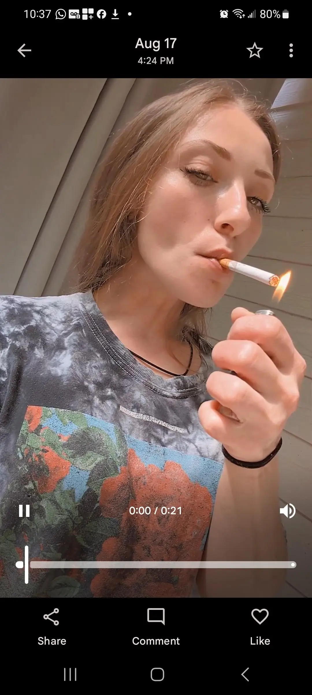 Preview image from Best Smoking Outfit Slides slideshow: Lighting uupp & first iinnhhhaaaallleeaahh